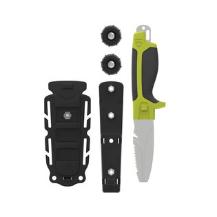 Gear Aid® Tanu Dive diving knife with fixed blade / B.C.D. Adapter