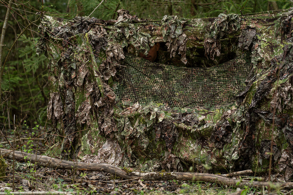 Ghosthood® Multispectral Camouflage Net – Enclosed Position