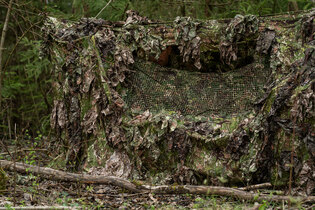 Ghosthood® Multispectral Camouflage Net – Enclosed Position