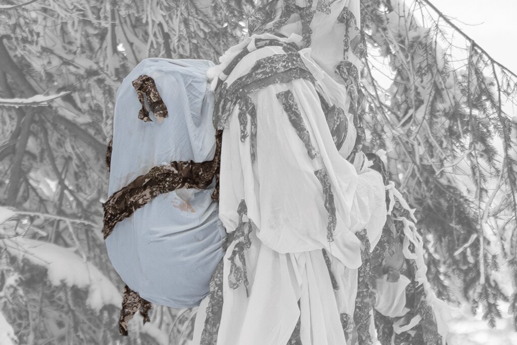 Ghosthood® Reversible IRR Backpack Camouflage Cover