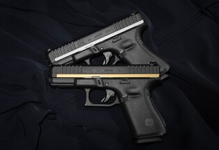 Glock® 44 pistol / caliber .22 LR / Golden & Silver Line