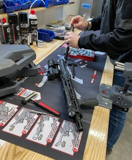 Installation of muzzle device (compensator, muzzle brake, silencer)