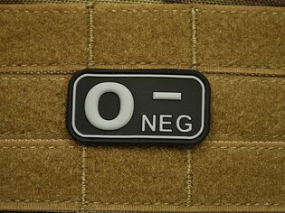 JTG® blood type patch 0 negative