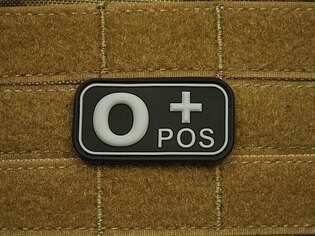 JTG® blood type patch 0 positive