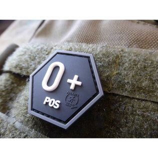 JTG® blood type patch 0 positive / hexagon