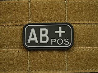 JTG® blood type patch AB positive