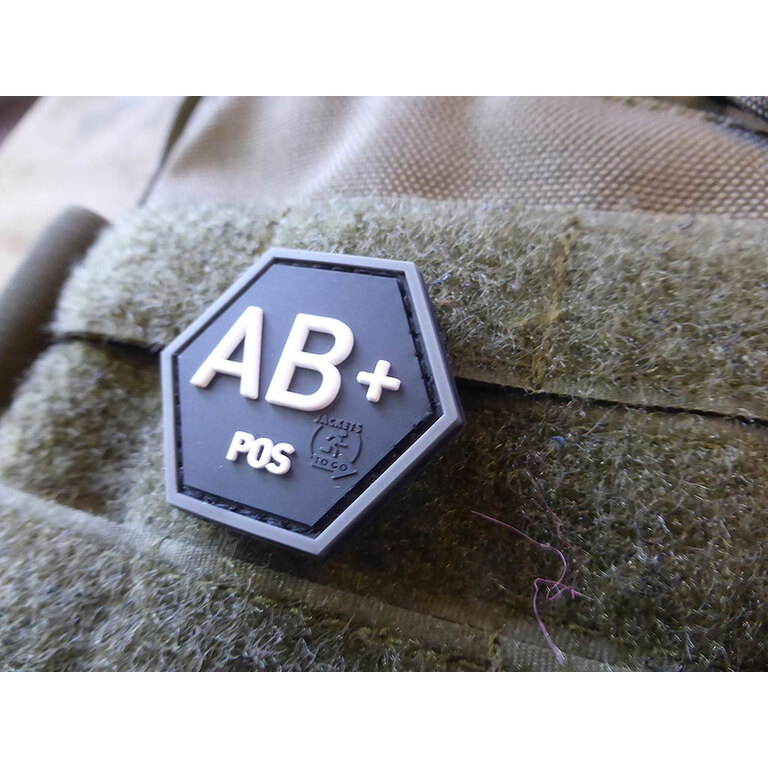 JTG® blood type patch AB positive / hexagon