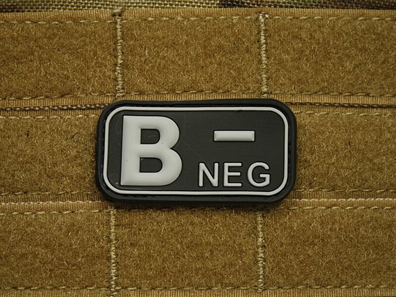 JTG® blood type patch B negative
