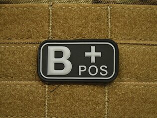 JTG® blood type patch B positive