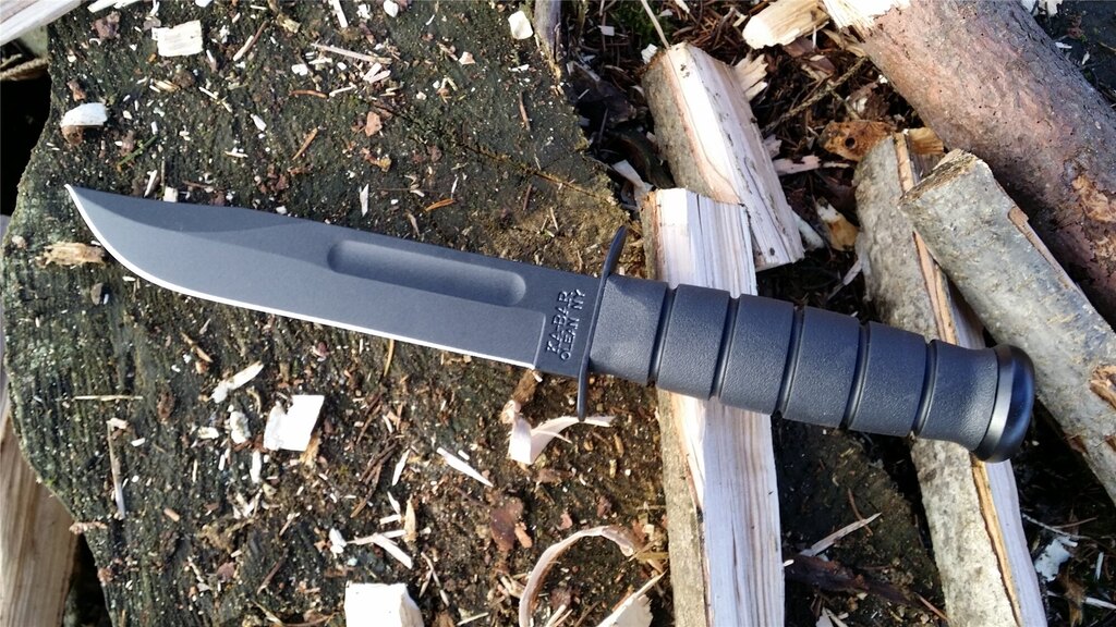 KA-BAR® 1211 fixed blade knife - Black