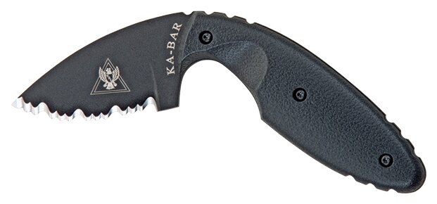 KA-BAR® 1481 fixed blade knife - TDI Law Enforcement Knife with serrated edge