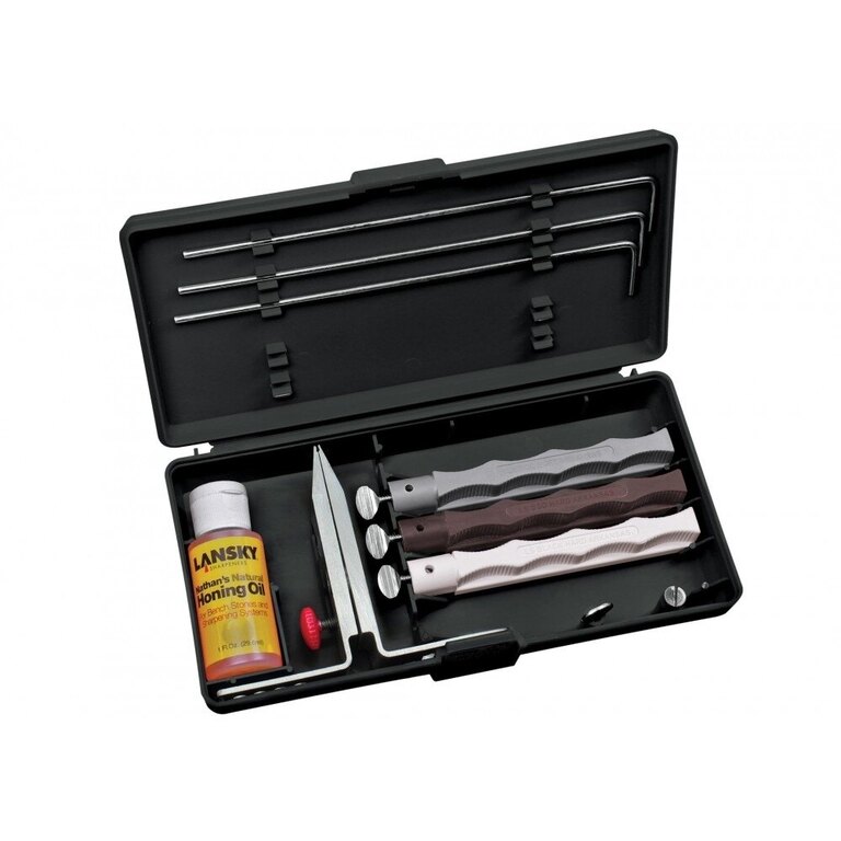 Lansky® Natural Arkansas Sharpening Kit 