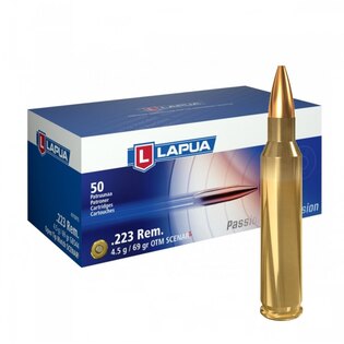 Lapua® OTM Scenar-L Ammunition / .223 Rem / 69 gr / 50 Rounds