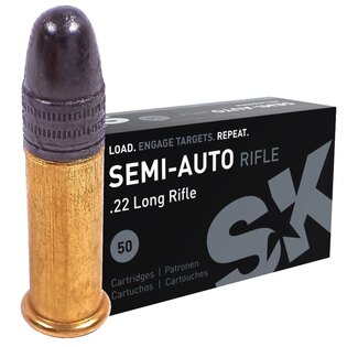 Lapua® SK Semi Auto Rifle cartridges / 22 LR / 40 grs / 50 pcs