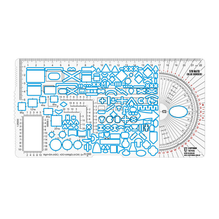 M-Tac® Ecopybook NATO Map Ruler Small