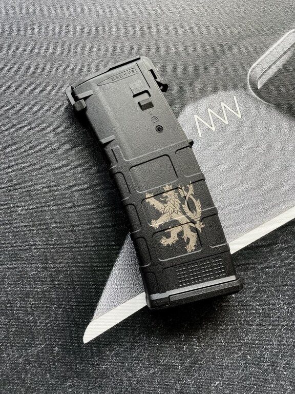 Magpul® magazine for AR15, 30 rounds, cal. 5.56×45 NATO / Czech lion