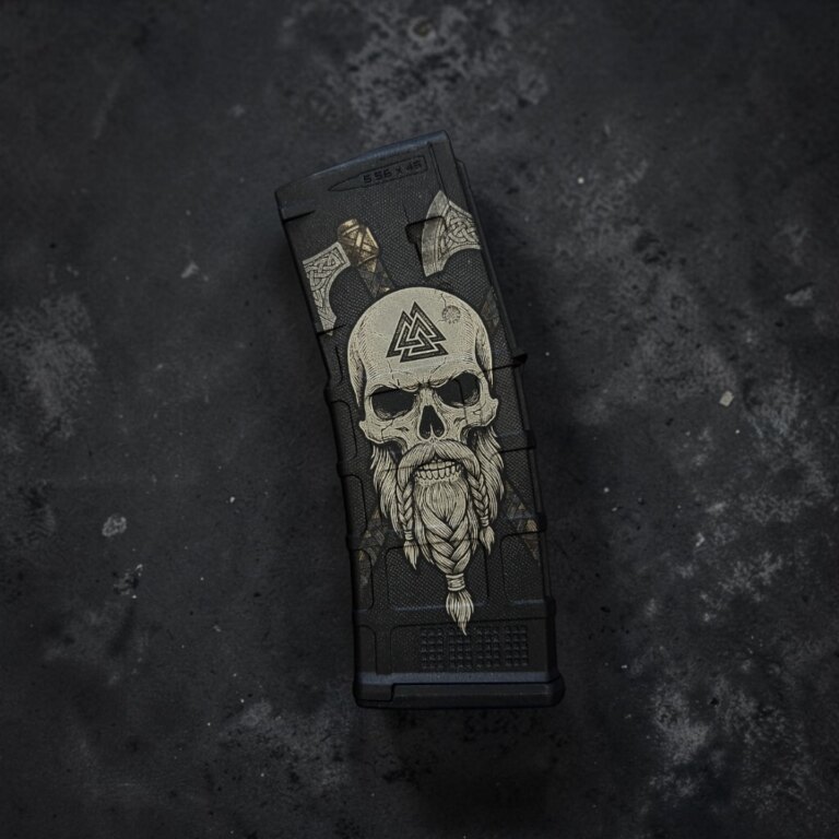 Magpul® PMAG® 30 AR/M4 Magazine 5.56×45 NATO, 30-Round / Viking Skull
