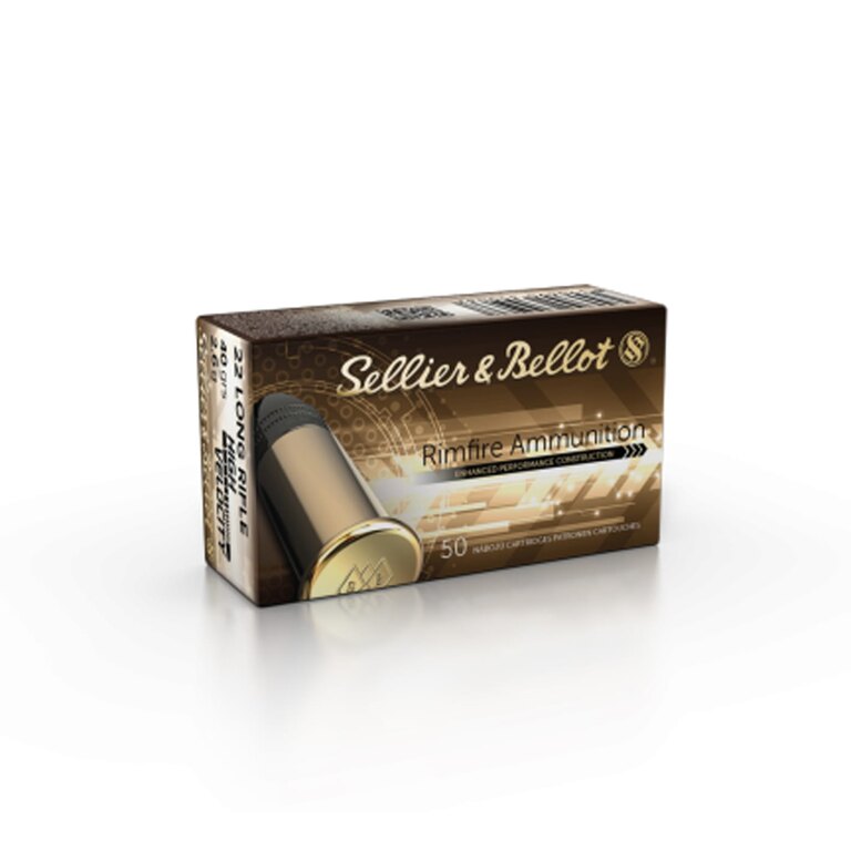 Malorážkové náboje HV Sellier&Bellot® / .22 LR / 2,6 g / 50 ks