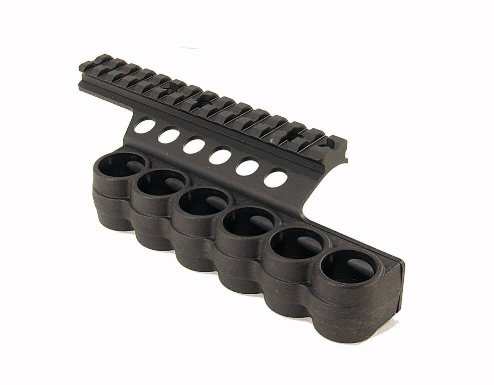 Mesa Tactical® shell holder with rail for Benelli Supernova Tactical