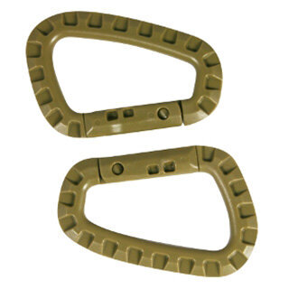 Mil-Tec® ABS carabiner, 2 pcs