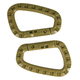 Mil-Tec® ABS carabiner, 2 pcs