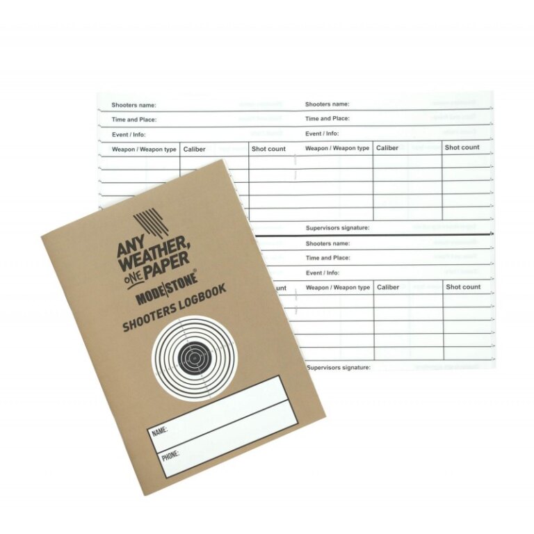 Modestone® Shooters A6 Waterproof Notebook