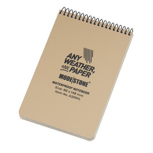 Modestone® Waterproof Squared The Officer's Pad 96 mm × 148 mm, 30 sheets
