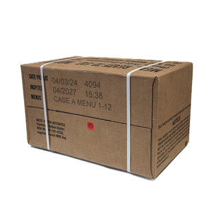 MRE US Army® Combat Rations – Box A (Menu 1–12)