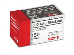 Náboje FMJ Aquila® / 300 AAC Blackout / 154 grs / 50 ks