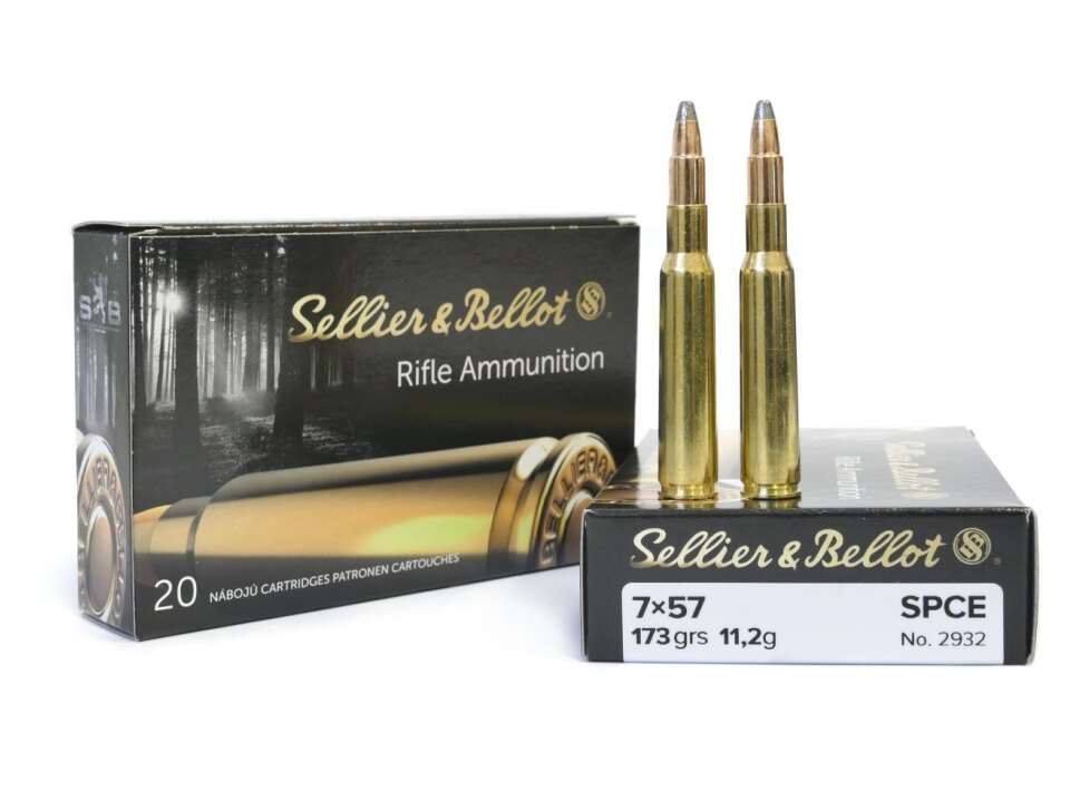 Náboje SPCE Sellier&Bellot® / 7X57 / 11,2 g - 173 grs / 20 ks
