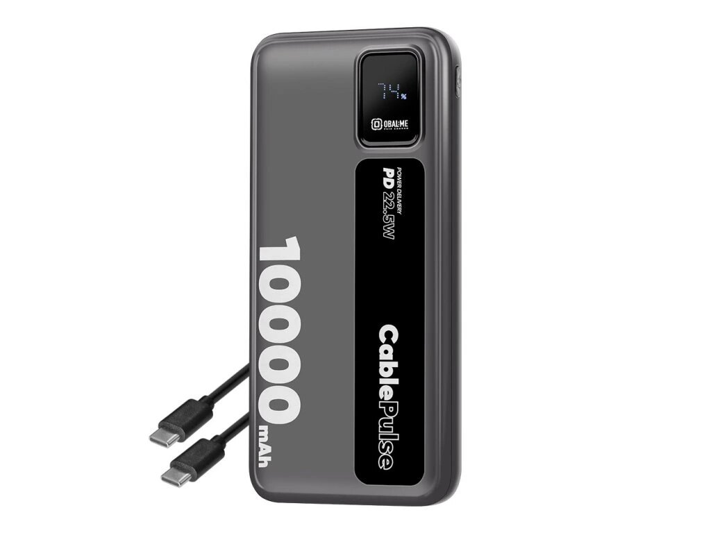 OBAL:ME® CablePulse Power Bank – 10,000 mAh