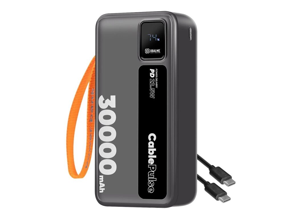 OBAL:ME® CablePulse Power Bank – 30,000 mAh