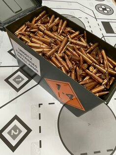 Přebíjené náboje FMJ GetLoad® / 7,62 x 39, 900 ks + Box Ammo NATO