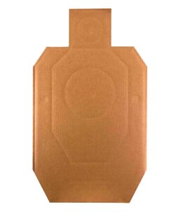 Real Target® IDPA cardboard target - 10 Pcs