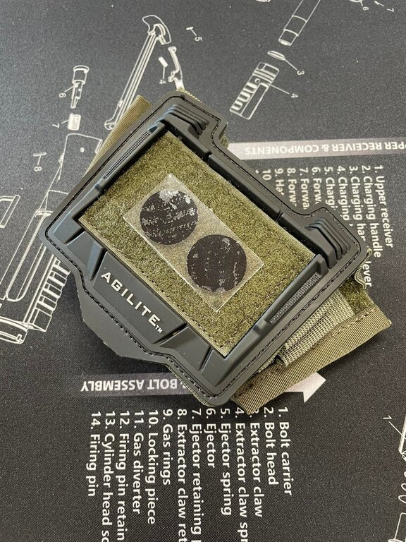 Rear Pouch for NVG Batteries/Counterweights Agilite®
