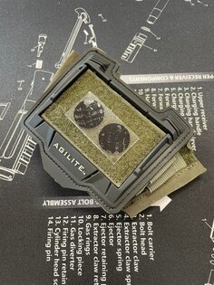 Rear Pouch for NVG Batteries/Counterweights Agilite®