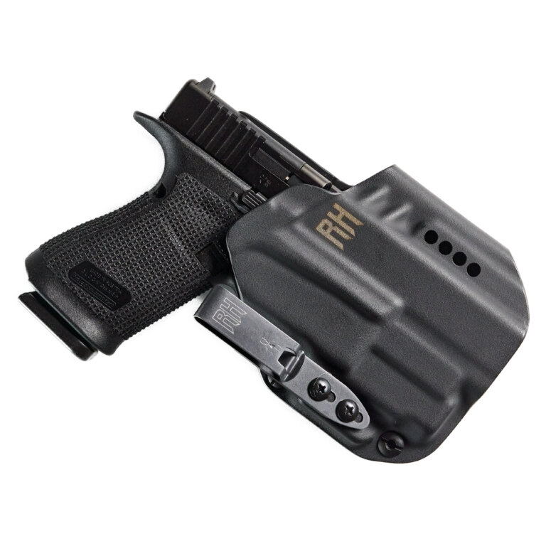 RH Holsters® Crocy AIWB Holster for Glock 19 w/ Streamlight TLR-7 – 3/4 Sweat Guard, Right-Hand