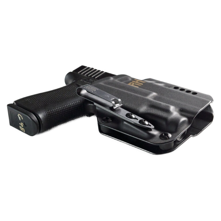RH Holsters® Crocy AIWB Holster for Glock 43X Rail w/ Streamlight TLR-7 Sub – 3/4 Sweat Guard, Right-Hand
