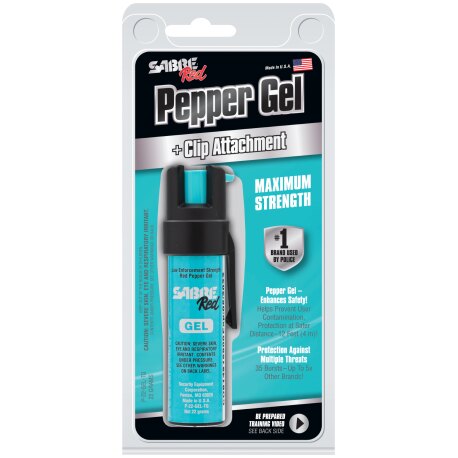 Sabre Red® civilian defense spray with clip, gel