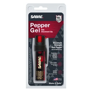 Sabre Red® civilian defense spray with clip, gel