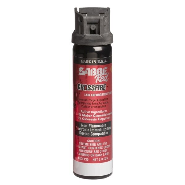 Sabre Red® Crossfire MK-4 defense spray, stream