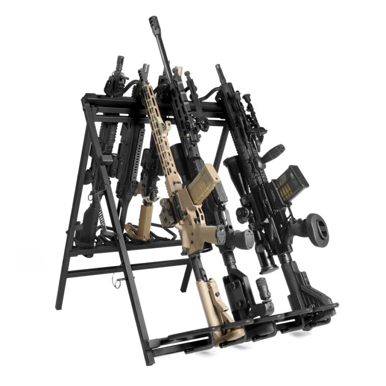 Savior® Mobile Firearm Rack for 9 Rifles