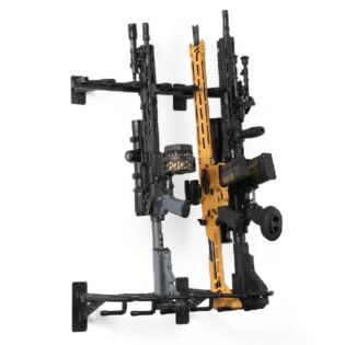 Savior® Wall-Mounted Firearm Rack for 6 Rifles