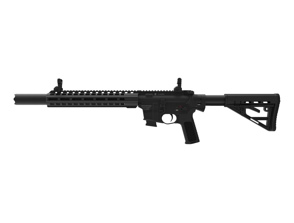 Schmeisser® AR15-9 S4F 10.5" semi-automatic rifle / caliber 9mm with SD integrated suppressor