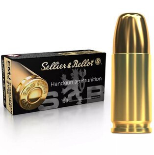 Sellier & Bellot® 9×19 mm Subsonic FMJ Cartridges 9.7 g / 150 grs – 50 pcs