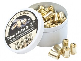 Sellier & Bellot® acoustic cartridges / 380 R Blanc / 9mm R Blanc / 9×17 / 50 pcs