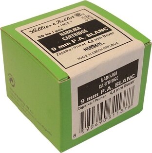 Sellier & Bellot® acoustic cartridges / 9 mm PA Blanc / 50 pcs
