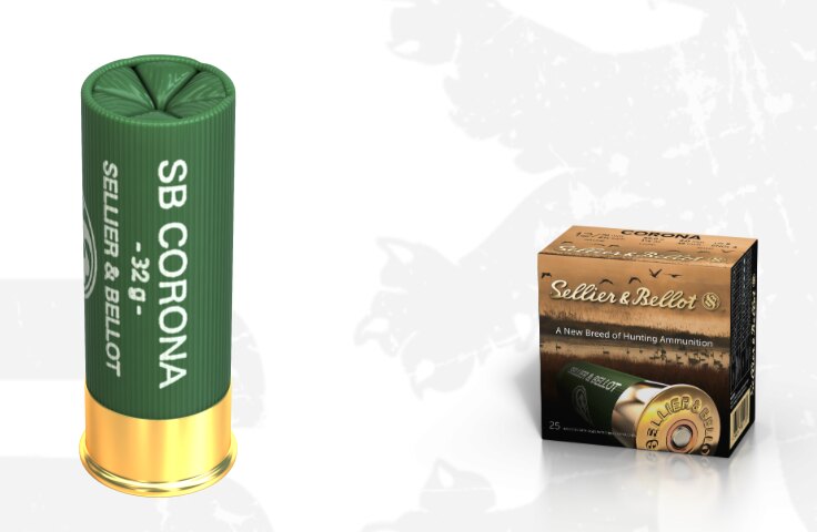 Sellier & Bellot® Corona shotgun shells / 12/70* / 32 g / 4 mm / 25 pcs
