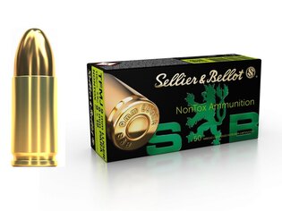 Sellier & Bellot® Nontox cartridges / 9 mm Luger / 7.5 g - 115 grs / 50 pcs