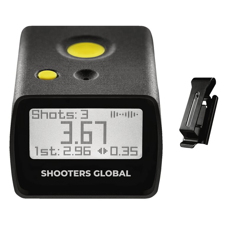 Shooters Global® SG Timer GO shot timer, strap / clip